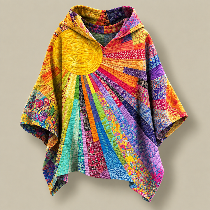 Amber Quilted Poncho